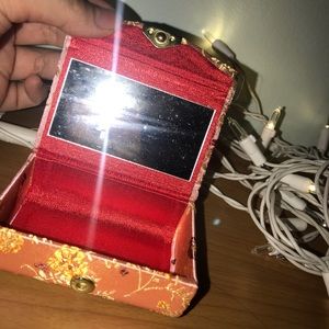 Pink Floral Cosmetic Case